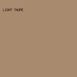 A88A6F - Light Taupe color image preview