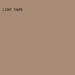 a98c76 - Light Taupe color image preview