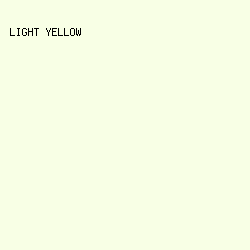 F8FFE5 - Light Yellow color image preview