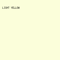 FBFEDA - Light Yellow color image preview