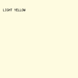 FEFBE0 - Light Yellow color image preview