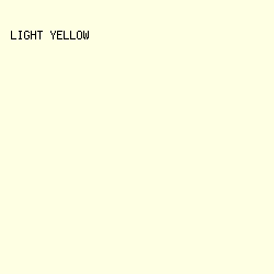 FEFFE3 - Light Yellow color image preview