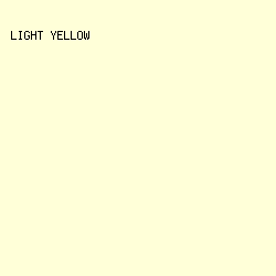 FFFFD8 - Light Yellow color image preview