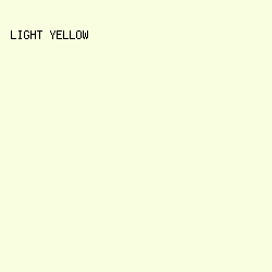 f9fee0 - Light Yellow color image preview