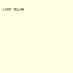 feffe2 - Light Yellow color image preview