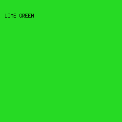 26DA24 - Lime Green color image preview