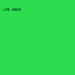 2DDD4F - Lime Green color image preview
