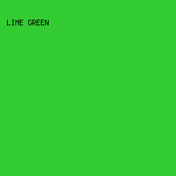 33cd33 - Lime Green color image preview