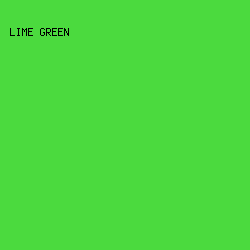 4BDA3E - Lime Green color image preview