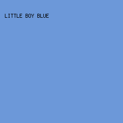 6C98D9 - Little Boy Blue color image preview