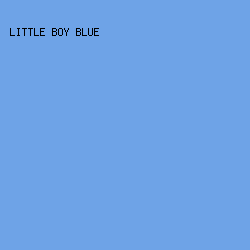 6EA3E7 - Little Boy Blue color image preview