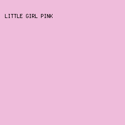 EFBCDB - Little Girl Pink color image preview