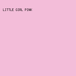 F3BDD9 - Little Girl Pink color image preview