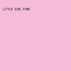 F4BCD7 - Little Girl Pink color image preview