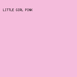 F5BCDC - Little Girl Pink color image preview