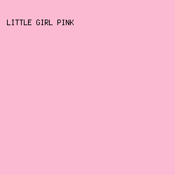 FBBAD2 - Little Girl Pink color image preview