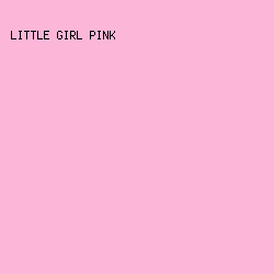 FCB6D8 - Little Girl Pink color image preview