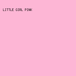 FDB6D5 - Little Girl Pink color image preview