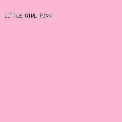 FEB7D3 - Little Girl Pink color image preview
