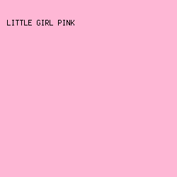 FEB7D5 - Little Girl Pink color image preview