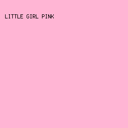 FFB5D4 - Little Girl Pink color image preview