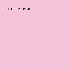 f4c3d7 - Little Girl Pink color image preview