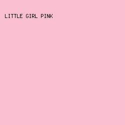 fac0d2 - Little Girl Pink color image preview