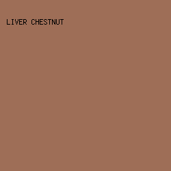 9E6E57 - Liver Chestnut color image preview
