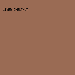 9a6b54 - Liver Chestnut color image preview