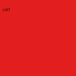 E31E1E - Lust color image preview