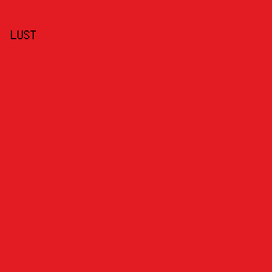e31b23 - Lust color image preview