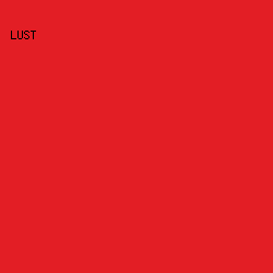 e31e25 - Lust color image preview