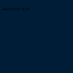 001D37 - Maastricht Blue color image preview