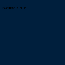 001F3D - Maastricht Blue color image preview