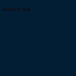 031D34 - Maastricht Blue color image preview