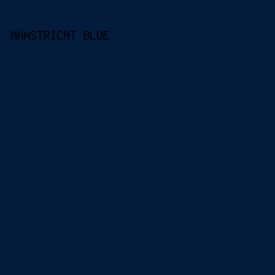 031b3d - Maastricht Blue color image preview
