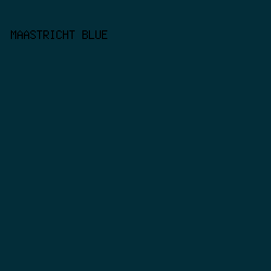 032d39 - Maastricht Blue color image preview