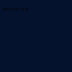 05122D - Maastricht Blue color image preview