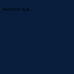 091d3c - Maastricht Blue color image preview