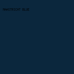 0B273D - Maastricht Blue color image preview