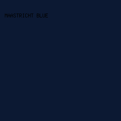 0C1933 - Maastricht Blue color image preview