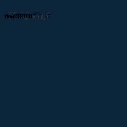 0D2538 - Maastricht Blue color image preview