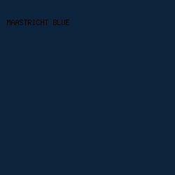 0D253C - Maastricht Blue color image preview