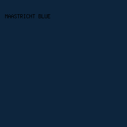0D253D - Maastricht Blue color image preview