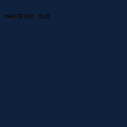 0e223d - Maastricht Blue color image preview