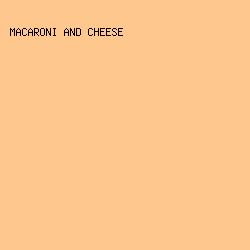 FDC78D - Macaroni And Cheese color image preview