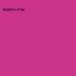 cc338b - Magenta-Pink color image preview