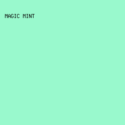 99f9cd - Magic Mint color image preview