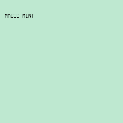 BEE8D0 - Magic Mint color image preview