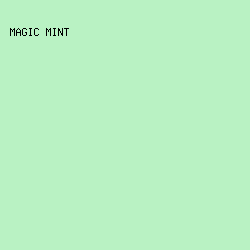 b9f2c3 - Magic Mint color image preview